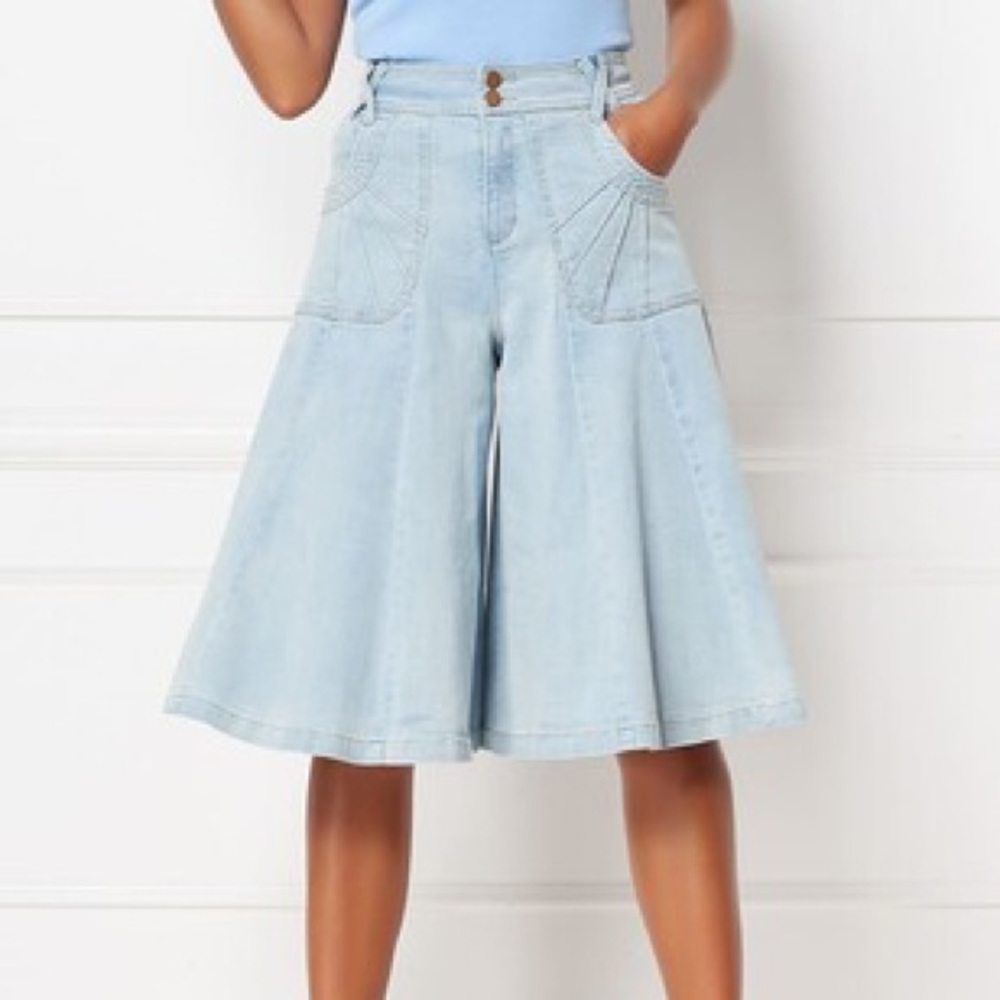 Eva Mendes New York & Co Denim Culottes